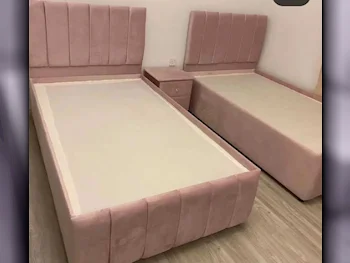 Beds - Single  - Lilac  - Mattress Included  - With Bedside Table