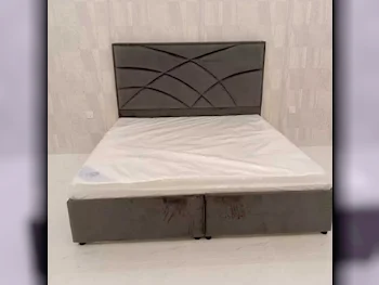 Beds - King  - Brown  - Mattress Included