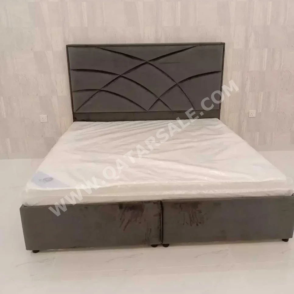 Beds - King  - Brown  - Mattress Included