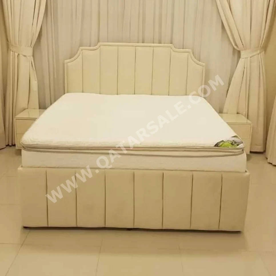 Beds - King  - Yellow  - Mattress Included