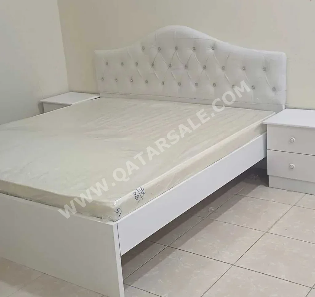 Beds - King  - White  - Mattress Included