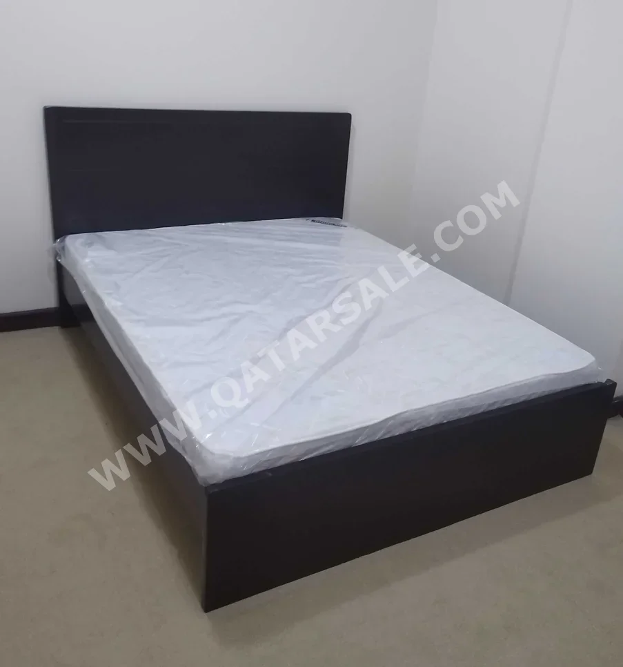 Beds - Queen  - Brown  - Mattress Included