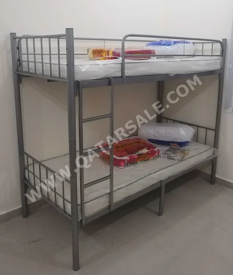 Beds - Double bunk  - Black  - Mattress Included