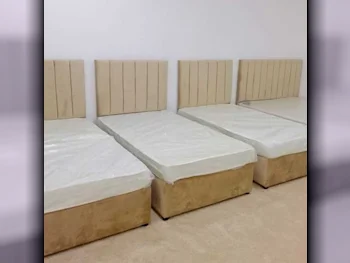 Beds - Single  - Yellow  - Mattress Included