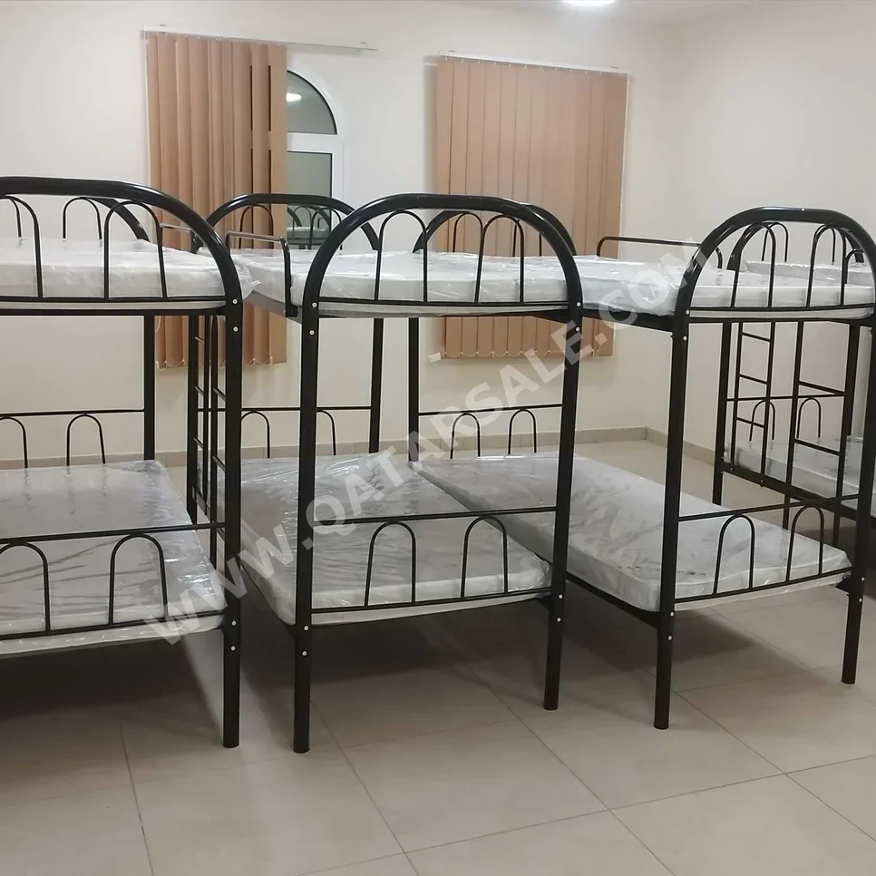 Beds - Double bunk  - Black  - Mattress Included