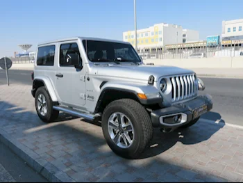 Jeep  Wrangler  Sahara  2023  Automatic  19,000 Km  6 Cylinder  Four Wheel Drive (4WD)  SUV  Silver  With Warranty