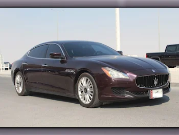 Maserati  Quattroporte  S  2015  Automatic  155,000 Km  6 Cylinder  Rear Wheel Drive (RWD)  Sedan  Maroon