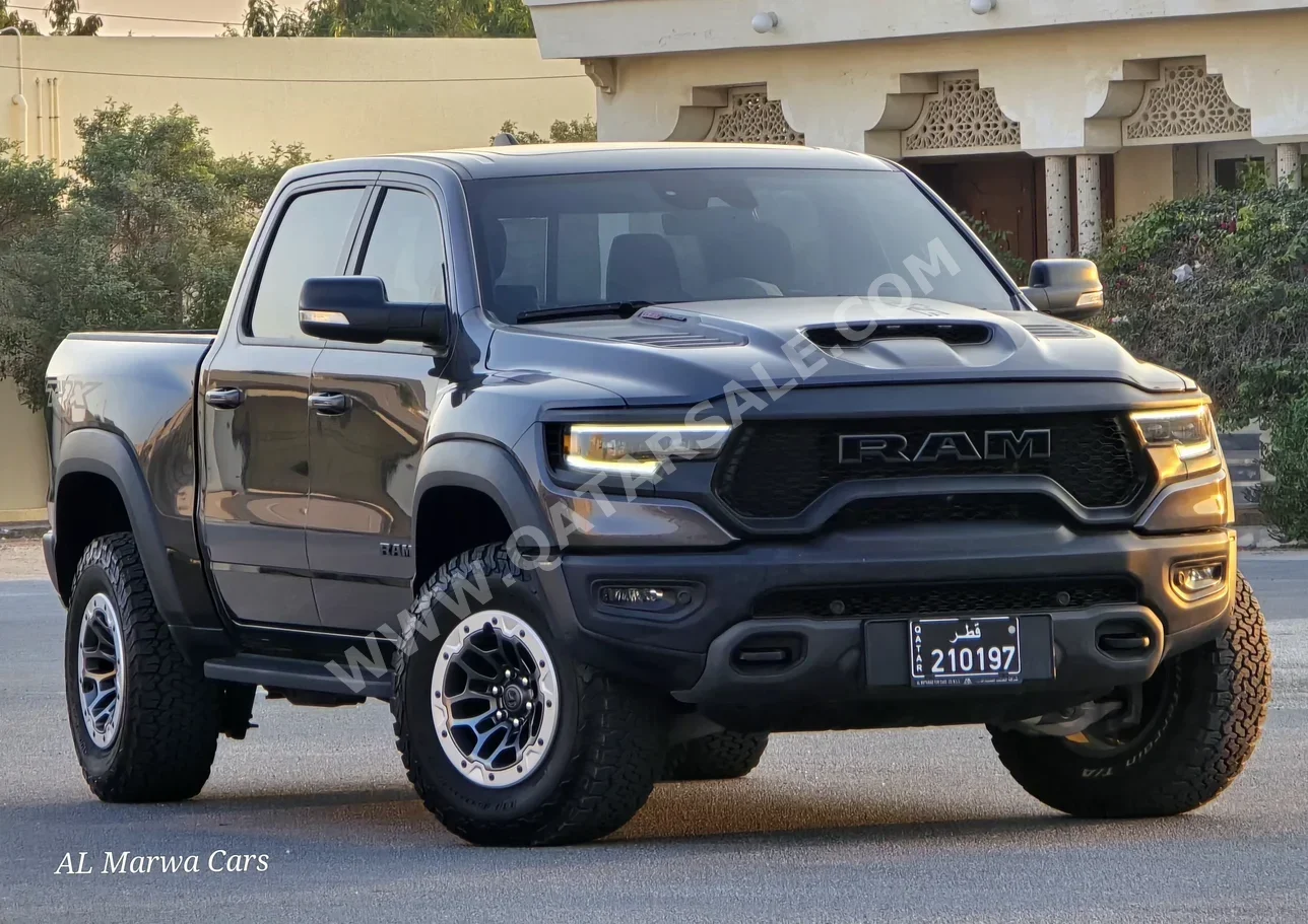 Dodge  Ram  TRX  2022  Automatic  95,000 Km  8 Cylinder  Four Wheel Drive (4WD)  Pick Up  Black  With Warranty