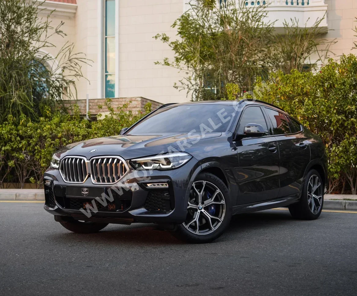 BMW  X-Series  X6  2020  Automatic  45,000 Km  6 Cylinder  Four Wheel Drive (4WD)  SUV  Black  With Warranty