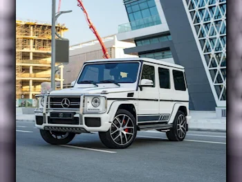 Mercedes-Benz  G-Class  63 AMG  2016  Automatic  129,000 Km  8 Cylinder  Four Wheel Drive (4WD)  SUV  White