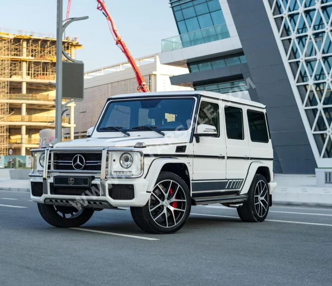 Mercedes-Benz  G-Class  63 AMG  2016  Automatic  129,000 Km  8 Cylinder  Four Wheel Drive (4WD)  SUV  White