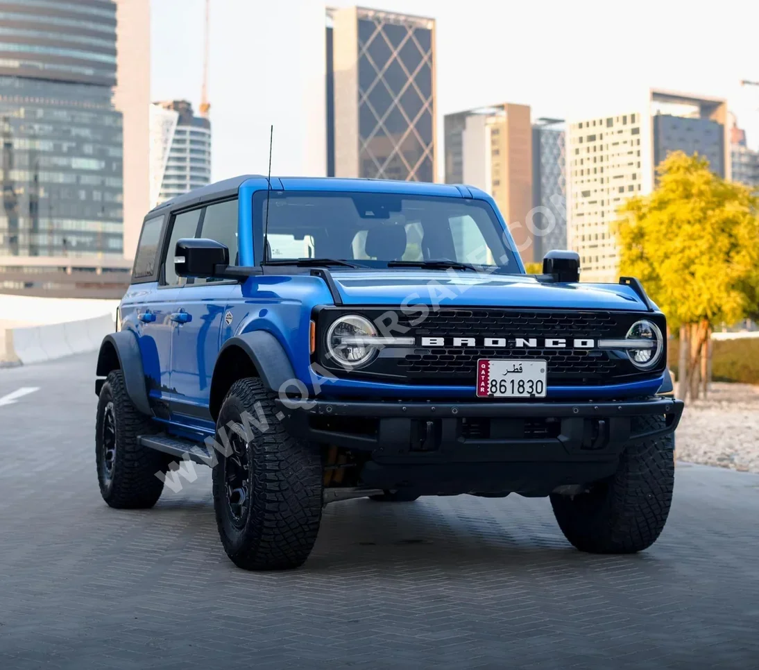 Ford  Bronco  Wild Trak  2023  Automatic  25,000 Km  6 Cylinder  Four Wheel Drive (4WD)  SUV  Blue  With Warranty