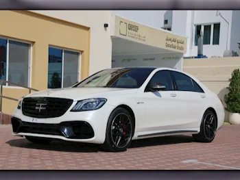 Mercedes-Benz  S-Class  63 AMG  2015  Automatic  115,000 Km  8 Cylinder  Rear Wheel Drive (RWD)  Sedan  White