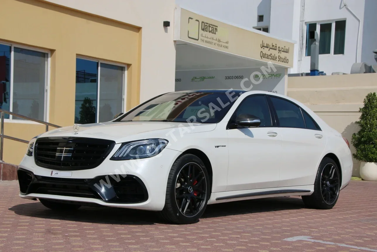 Mercedes-Benz  S-Class  63 AMG  2015  Automatic  115,000 Km  8 Cylinder  Rear Wheel Drive (RWD)  Sedan  White