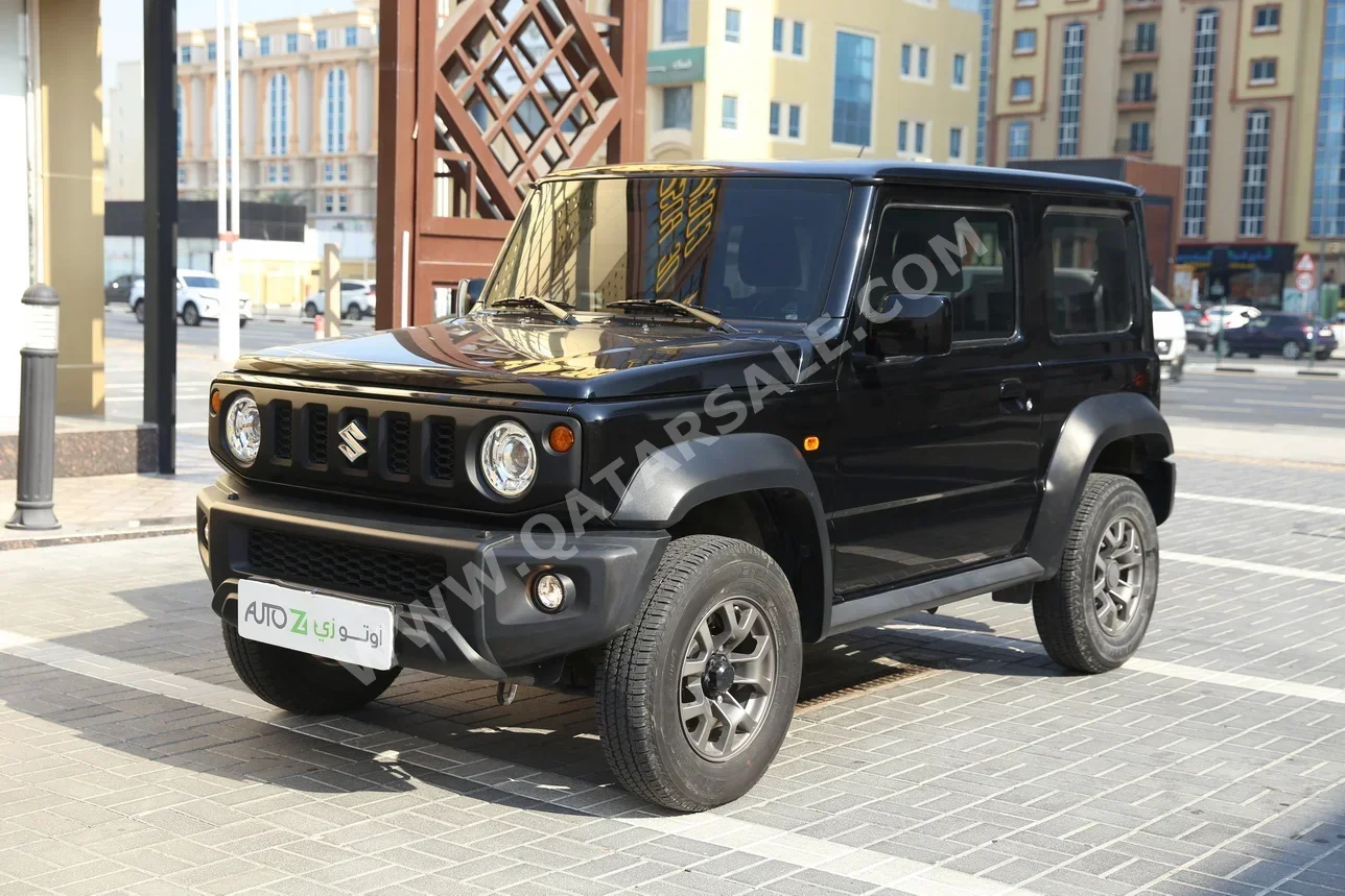 Suzuki  Jimny  2023  Automatic  76,300 Km  4 Cylinder  Four Wheel Drive (4WD)  SUV  Black  With Warranty