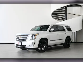 Cadillac  Escalade  2018  Automatic  159,750 Km  8 Cylinder  Four Wheel Drive (4WD)  SUV  White