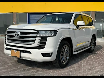  Toyota  Land Cruiser  GXR Twin Turbo  2024  Automatic  0 Km  6 Cylinder  Four Wheel Drive (4WD)  SUV  White  With Warranty