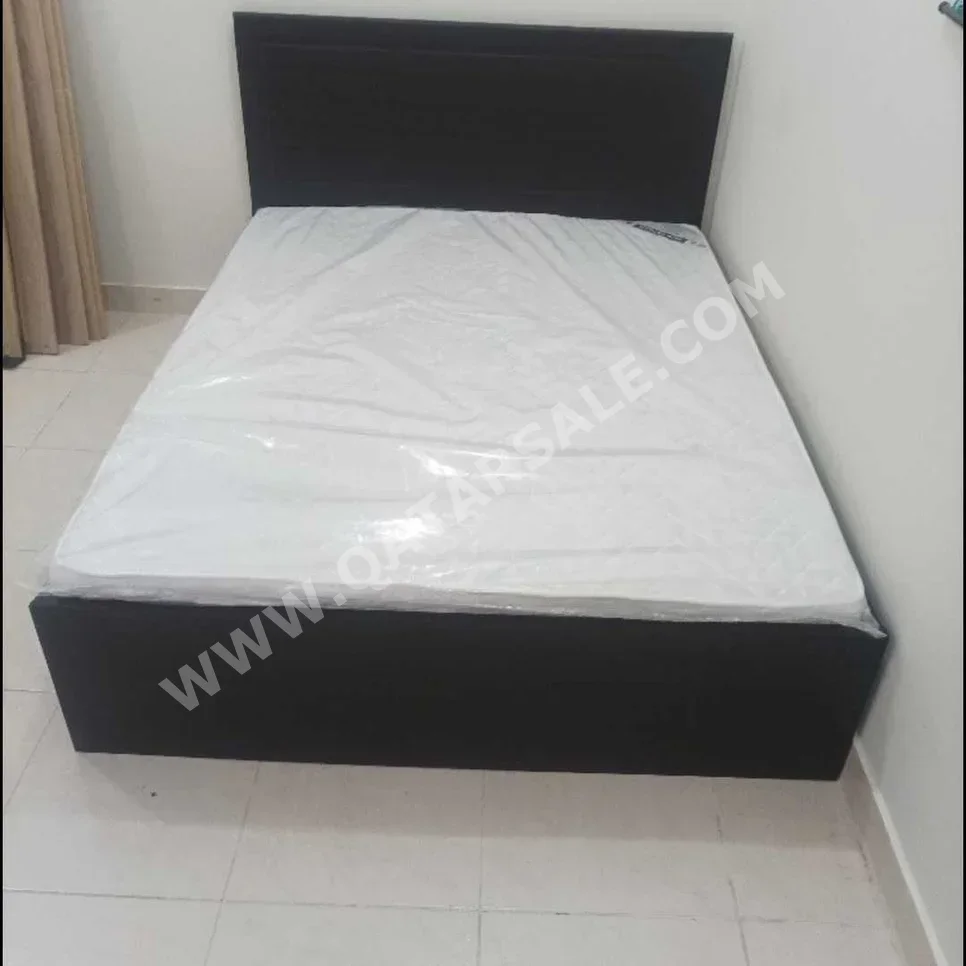 Beds - Queen  - Brown  - Mattress Included