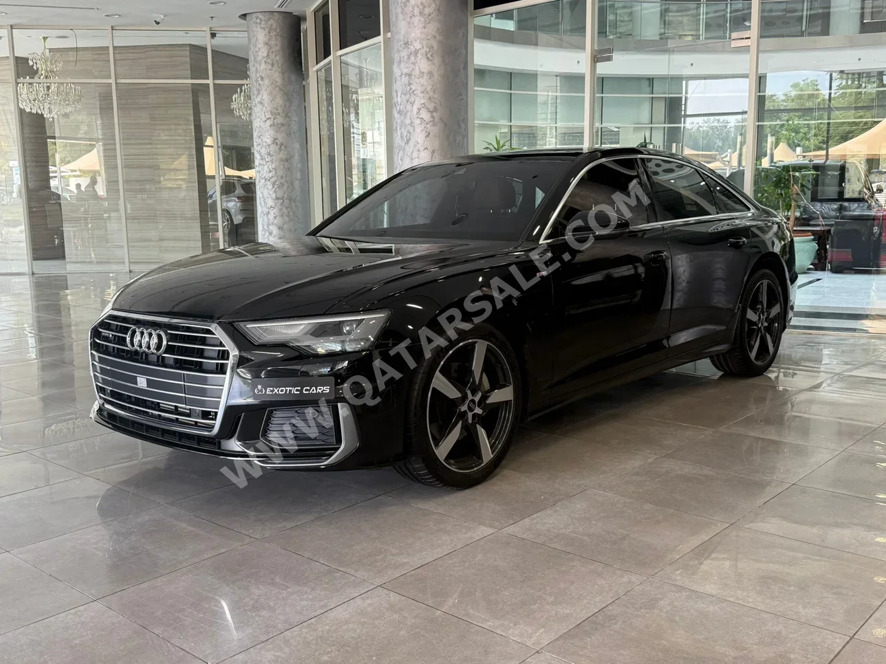 Audi  A6  45 TFSI  2021  Automatic  48,000 Km  6 Cylinder  All Wheel Drive (AWD)  Sedan  Black