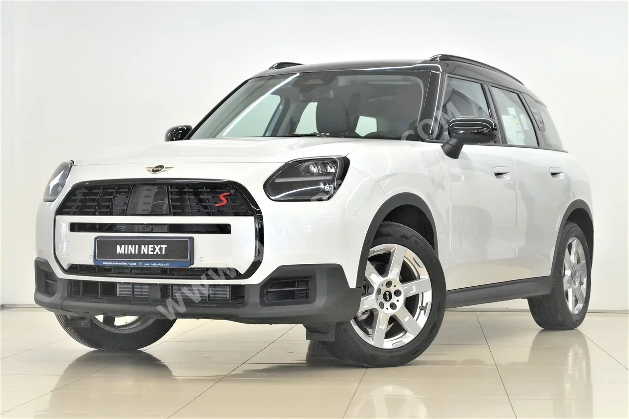 Mini  Cooper  CountryMan  S  2025  Automatic  4,500 Km  4 Cylinder  All Wheel Drive (AWD)  SUV  White  With Warranty