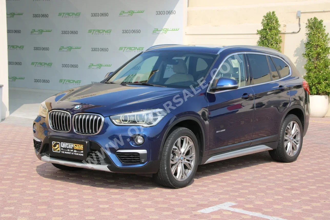 BMW  X-Series  X1  2018  Automatic  93,000 Km  4 Cylinder  Four Wheel Drive (4WD)  SUV  Blue