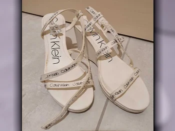 Shoes Calvin Klein  White Size 37  USA  Women