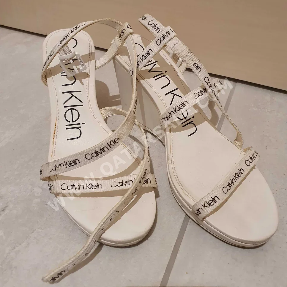 Shoes Calvin Klein  White Size 37  USA  Women