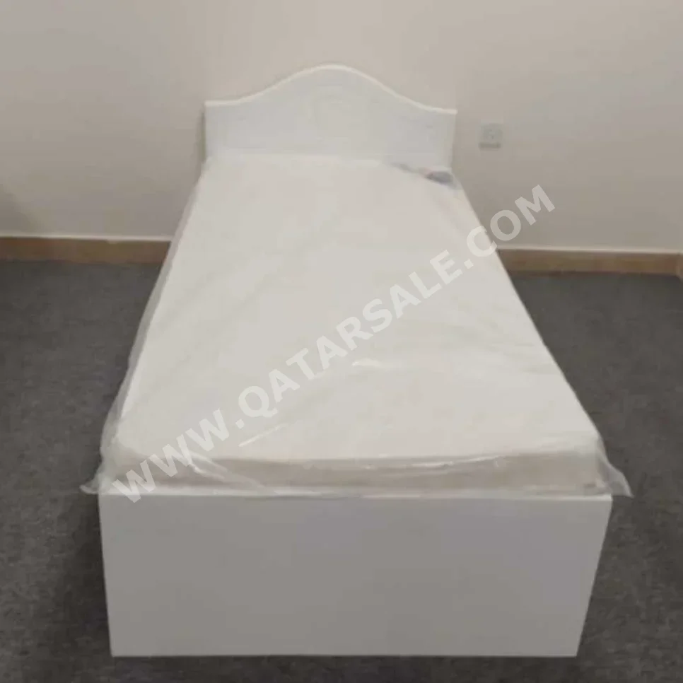 Beds - Single  - White  - Mattress Included