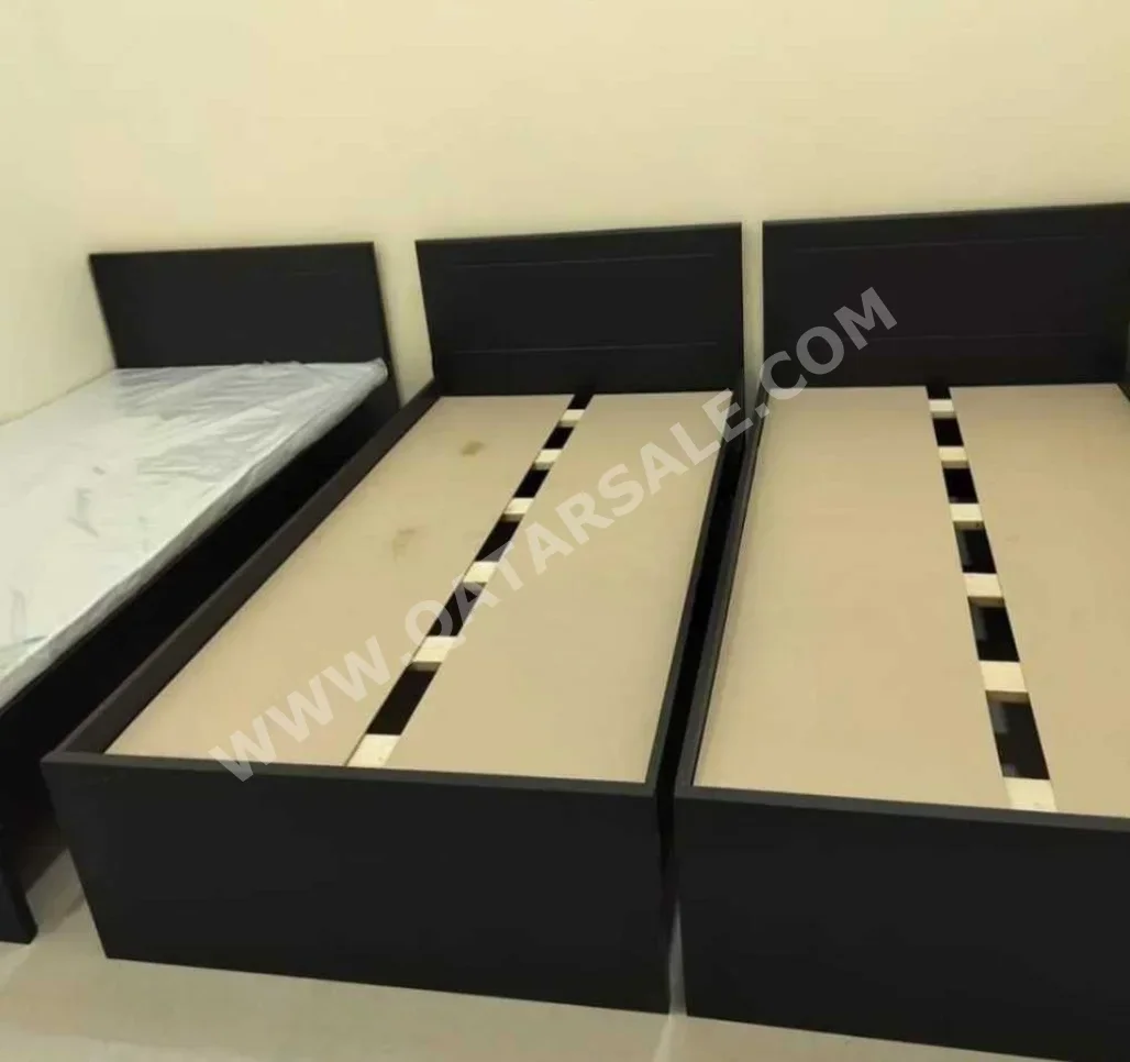 Beds - Single  - Black  - Mattress Included