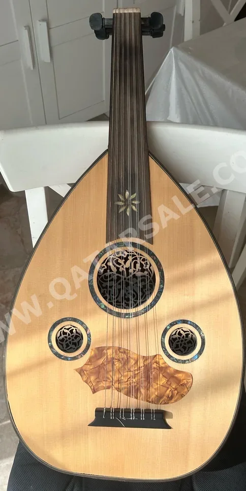 Oud Turkish Oud  Beige & Brown  2021  Turkey  Bag Case Included /  For Intermediate