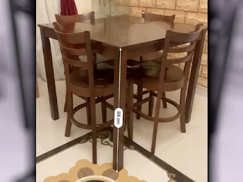 Dining Table with Chairs  - Brown