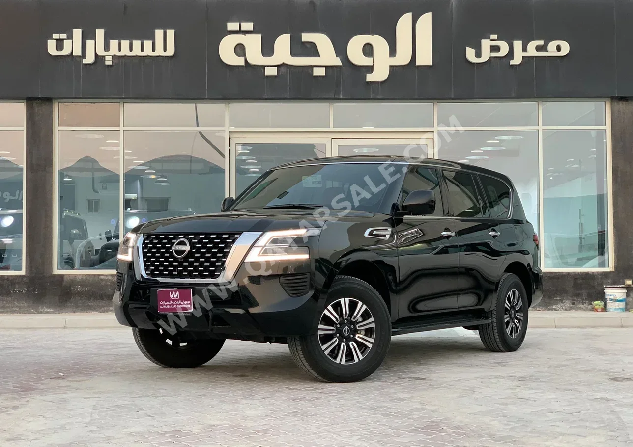 Nissan  Patrol  XE  2024  Automatic  12,000 Km  6 Cylinder  Four Wheel Drive (4WD)  SUV  Black  With Warranty