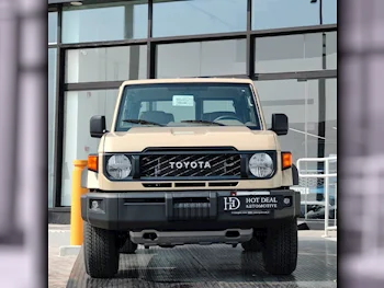 Toyota  Land Cruiser  Hard Top  2025  Manual  0 Km  6 Cylinder  Four Wheel Drive (4WD)  SUV  Beige  With Warranty