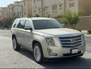 Cadillac  Escalade  2016  Automatic  108,000 Km  8 Cylinder  Four Wheel Drive (4WD)  SUV  Gold