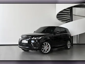 Land Rover  Range Rover  Sport Autobiography  2019  Automatic  76,600 Km  8 Cylinder  Four Wheel Drive (4WD)  SUV  Black