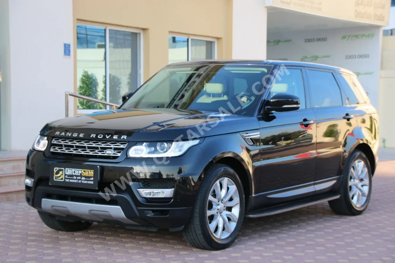 4 Wheel Rover Land Rover Range Rover Sport HSE Black 2016 For Sale in Qatar