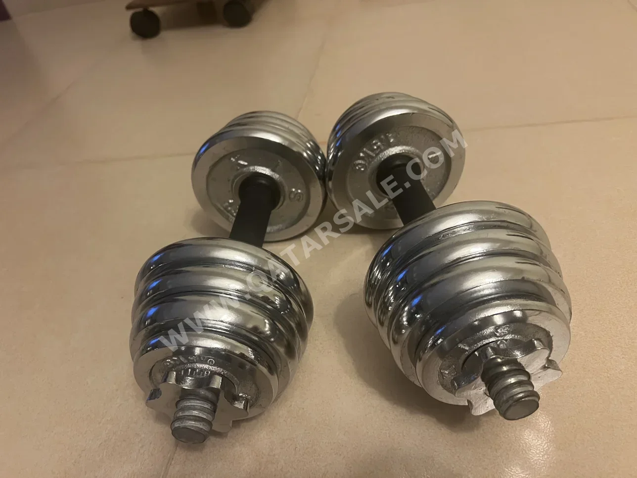 Weights - Adjustable Dumbbells  - White