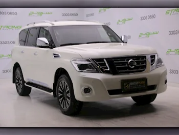 Nissan  Patrol  Platinum  2017  Automatic  130,000 Km  6 Cylinder  Four Wheel Drive (4WD)  SUV  White