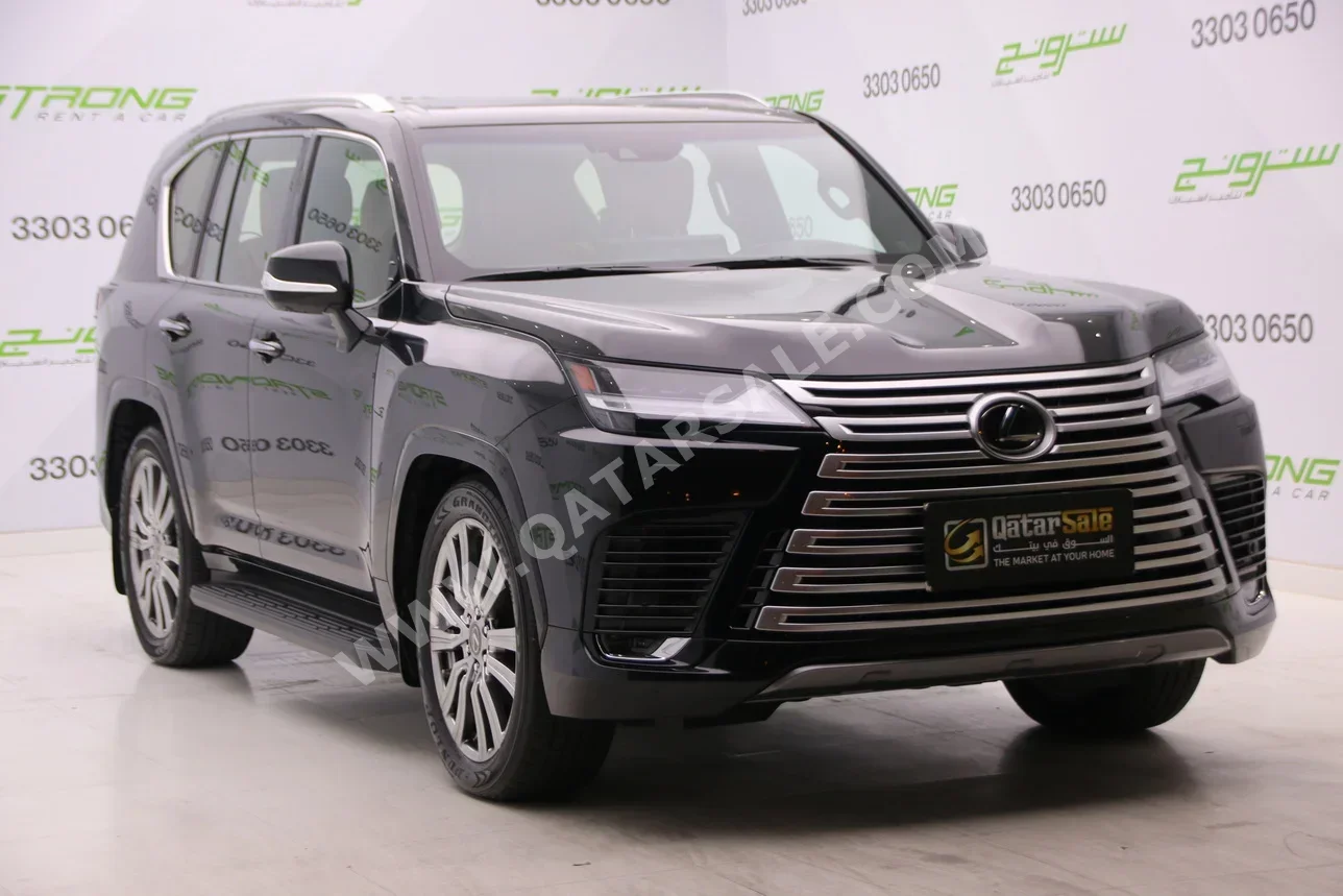 Lexus  LX  600 VIP  2023  Automatic  17,000 Km  6 Cylinder  Four Wheel Drive (4WD)  SUV  Black  With Warranty