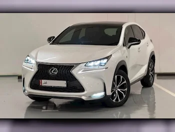 Lexus  NX  200t F Sport  2015  Automatic  129,000 Km  4 Cylinder  All Wheel Drive (AWD)  SUV  White