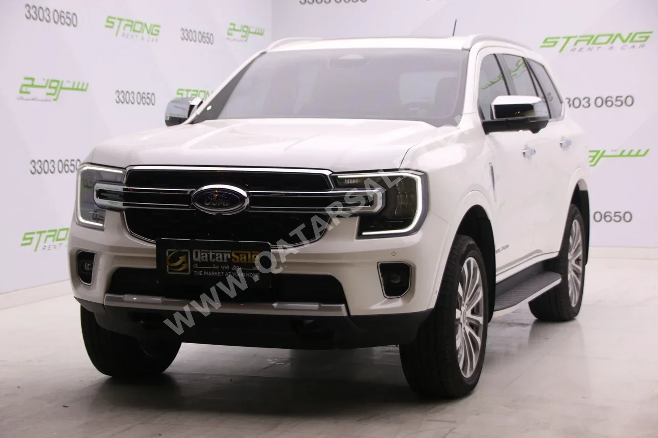 Ford  Everest  2024  Automatic  500 Km  4 Cylinder  Four Wheel Drive (4WD)  SUV  White  With Warranty