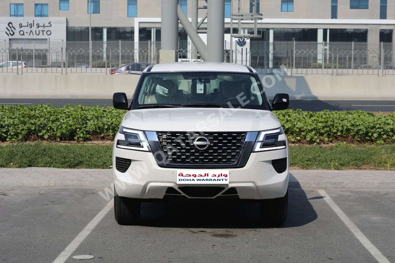 Nissan  Patrol  XE  2024  Automatic  0 Km  6 Cylinder  Four Wheel Drive (4WD)  SUV  White  With Warranty