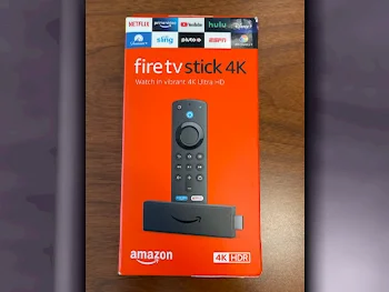 Streaming Devices Amazon  Fire TV Stick  Black /  4K