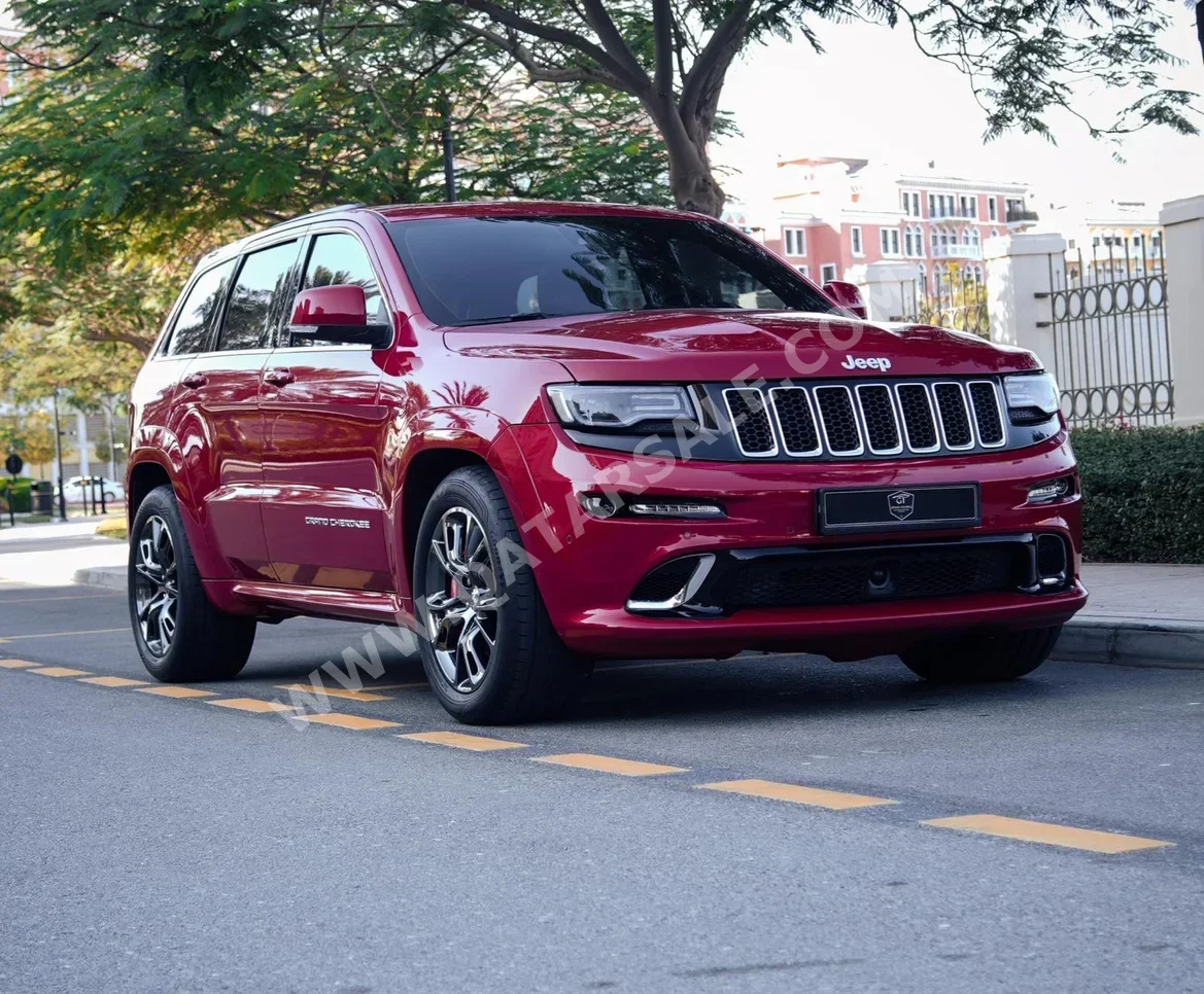 Jeep  Grand Cherokee  SRT  2015  Automatic  89,000 Km  8 Cylinder  Four Wheel Drive (4WD)  SUV  Red