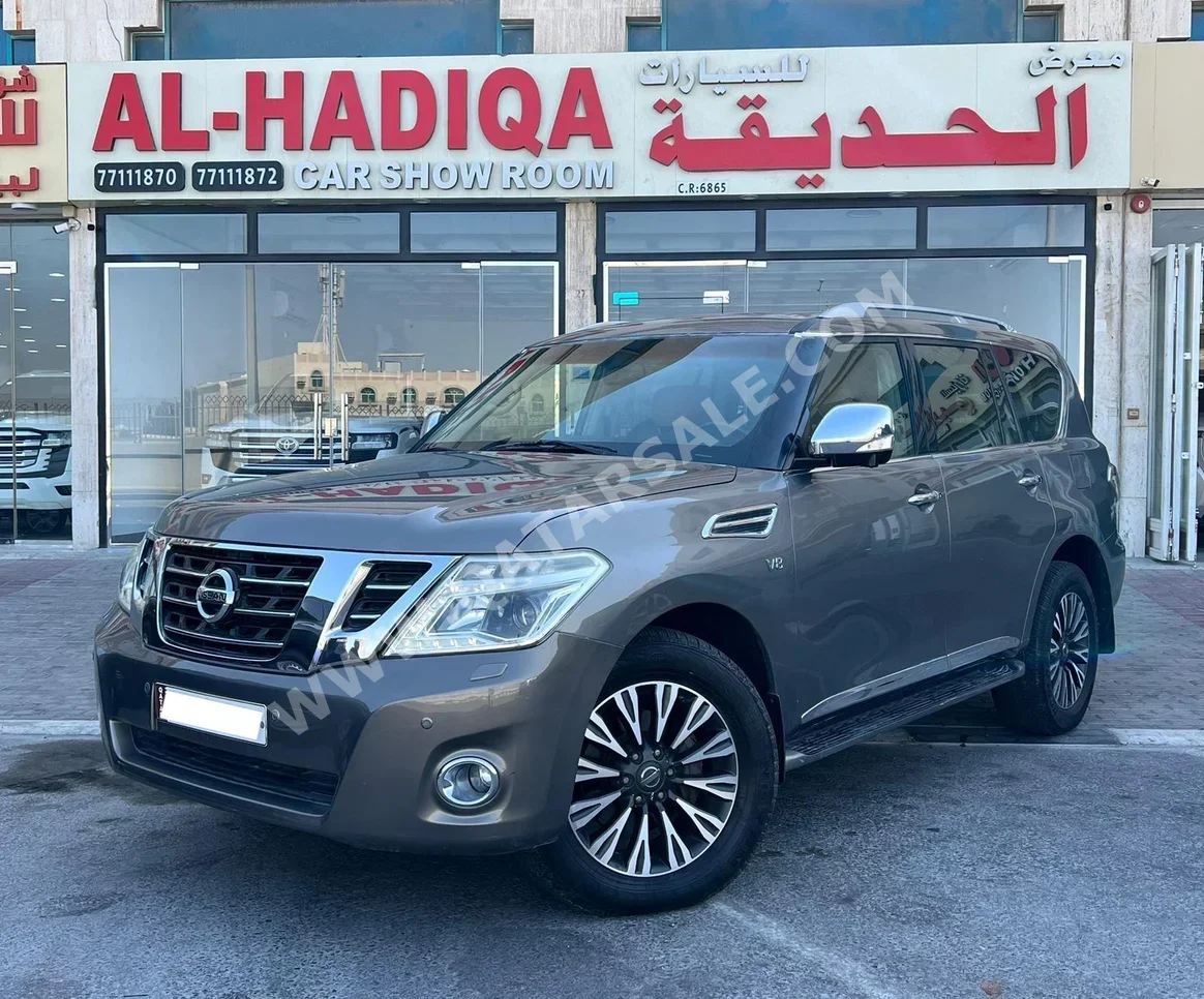 Nissan  Patrol  Platinum  2016  Automatic  187,000 Km  8 Cylinder  Four Wheel Drive (4WD)  SUV  Brown