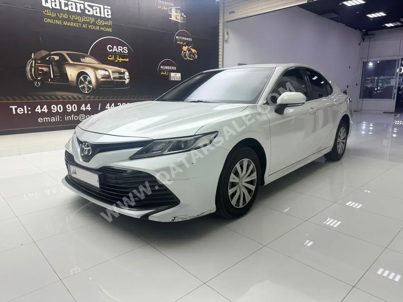 Toyota  Camry  LE  2018  Automatic  203,000 Km  4 Cylinder  Front Wheel Drive (FWD)  Sedan  White