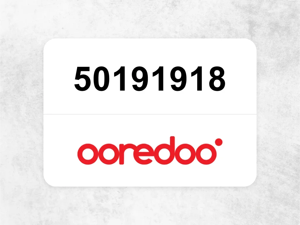 Ooredoo Mobile Phone  50191918