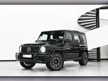 Mercedes-Benz  G-Class  63 AMG  2025  Automatic  0 Km  8 Cylinder  Four Wheel Drive (4WD)  SUV  Black  With Warranty