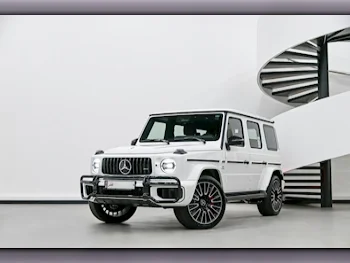 Mercedes-Benz  G-Class  63 AMG  2025  Automatic  0 Km  8 Cylinder  Four Wheel Drive (4WD)  SUV  White  With Warranty