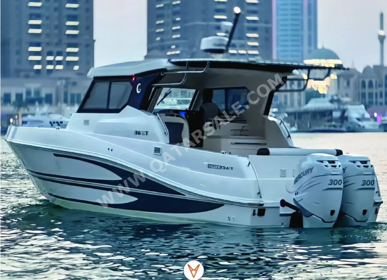 Fishing & Sail Boats - Silver Craft  - 36 HT  - UAE  - 2016  - White